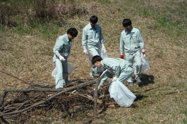 北栄グリーンロード周辺清掃奉仕活動