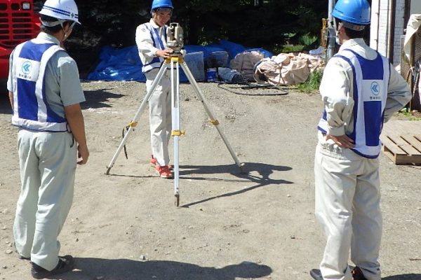 帯広工業高等学校の環境土木科就業体験(インターンシップ)を実施しました