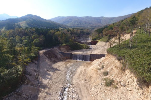 ペケレベツ川支流治山工事