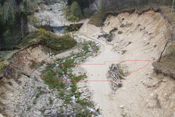 ペケレベツ川支流治山工事