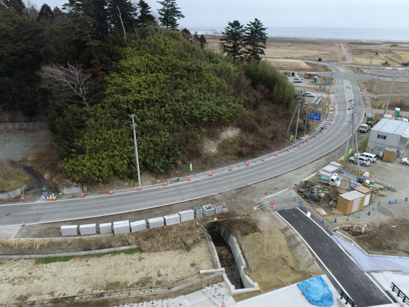 施工中（道路改良）