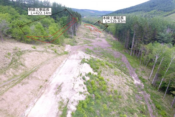 北海道横断自動車道　陸別町　川向北改良工事