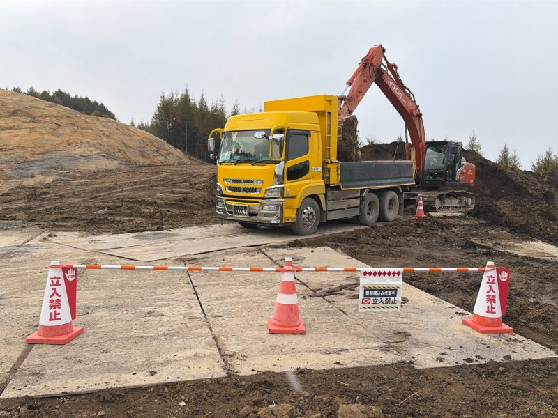 振別工区　土砂積込み状況